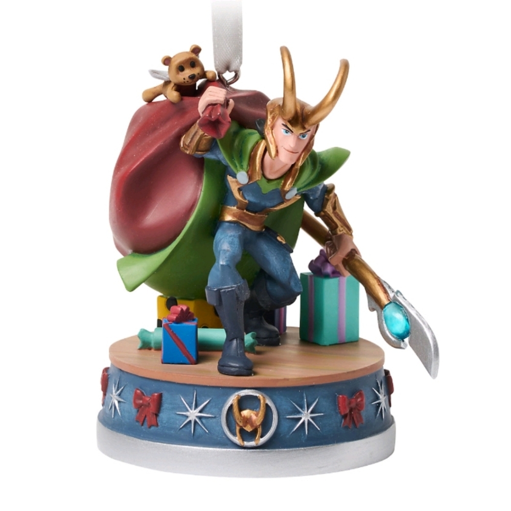 Disney Loki Holiday Light-up Living Magic Sketchbook Ornament